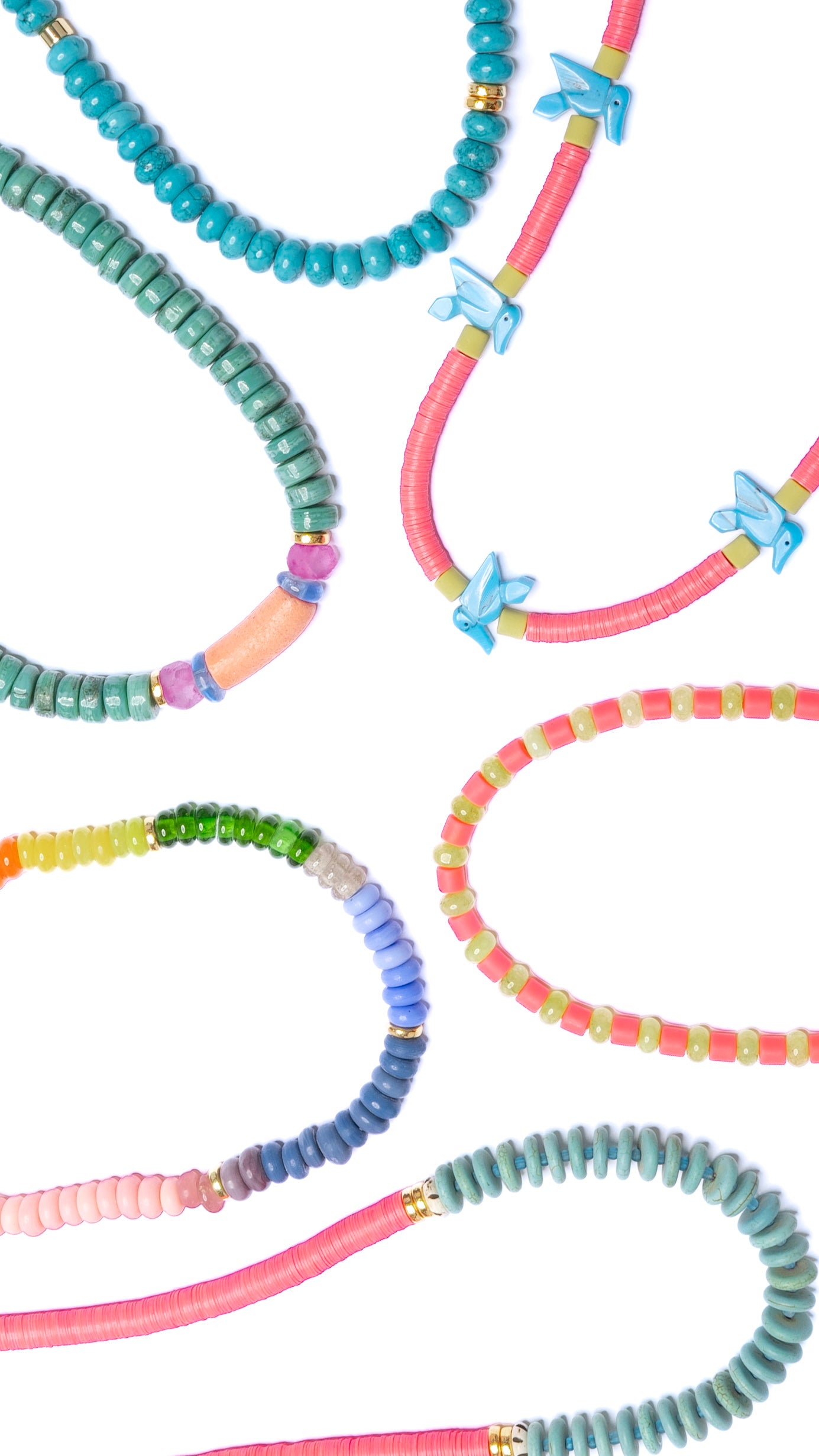 Turquoise Rondelle Necklace