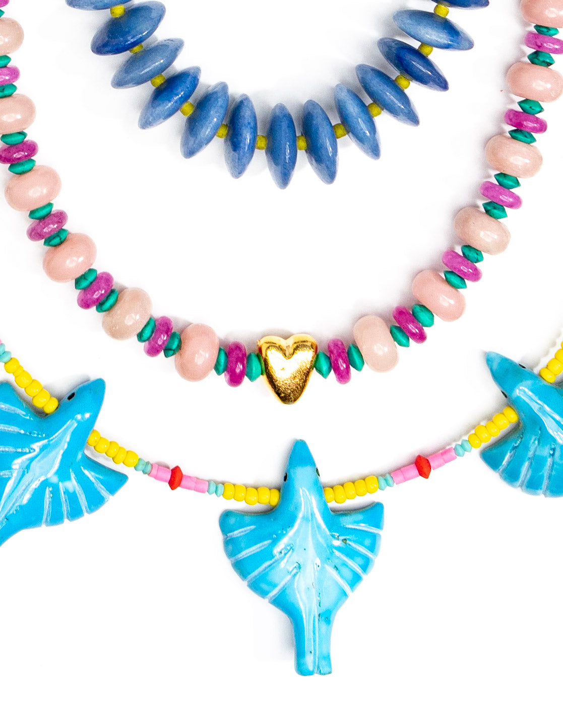 Turquoise multi bird