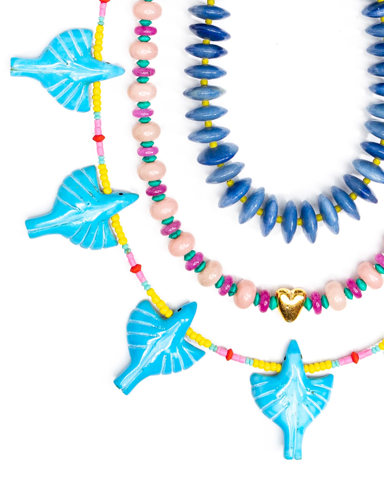 Turquoise multi bird