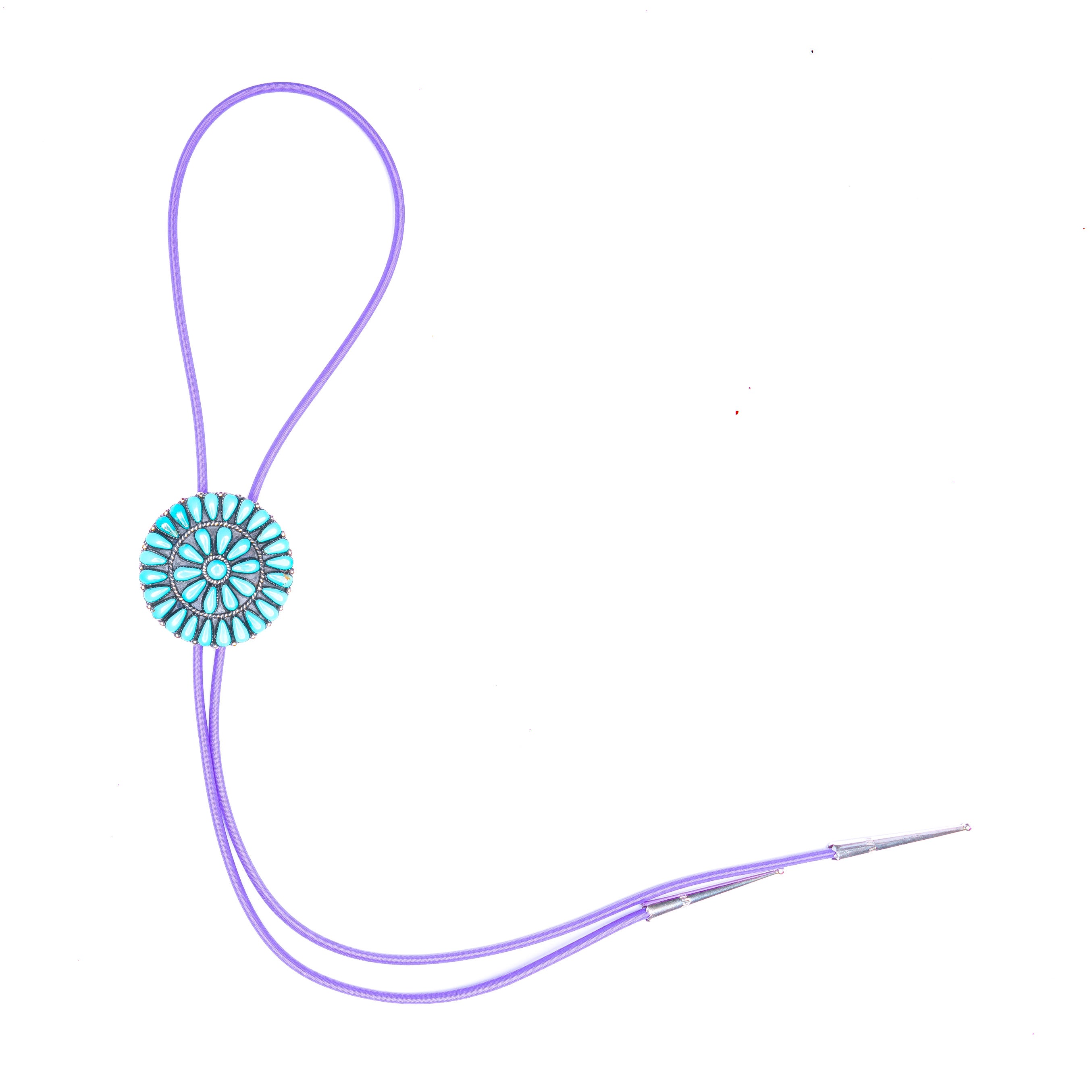 Purple and Turquoise bolo