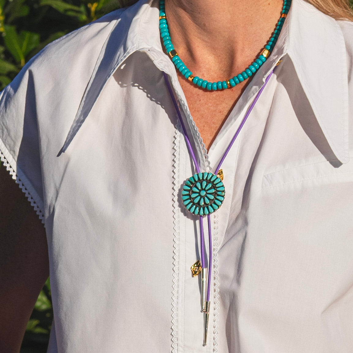 Short Turquoise