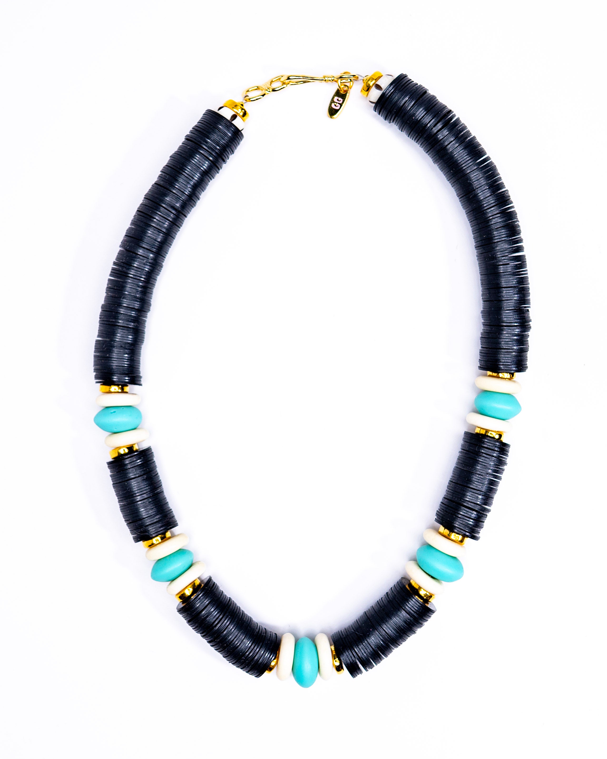 Black Vinyl with Turquoise