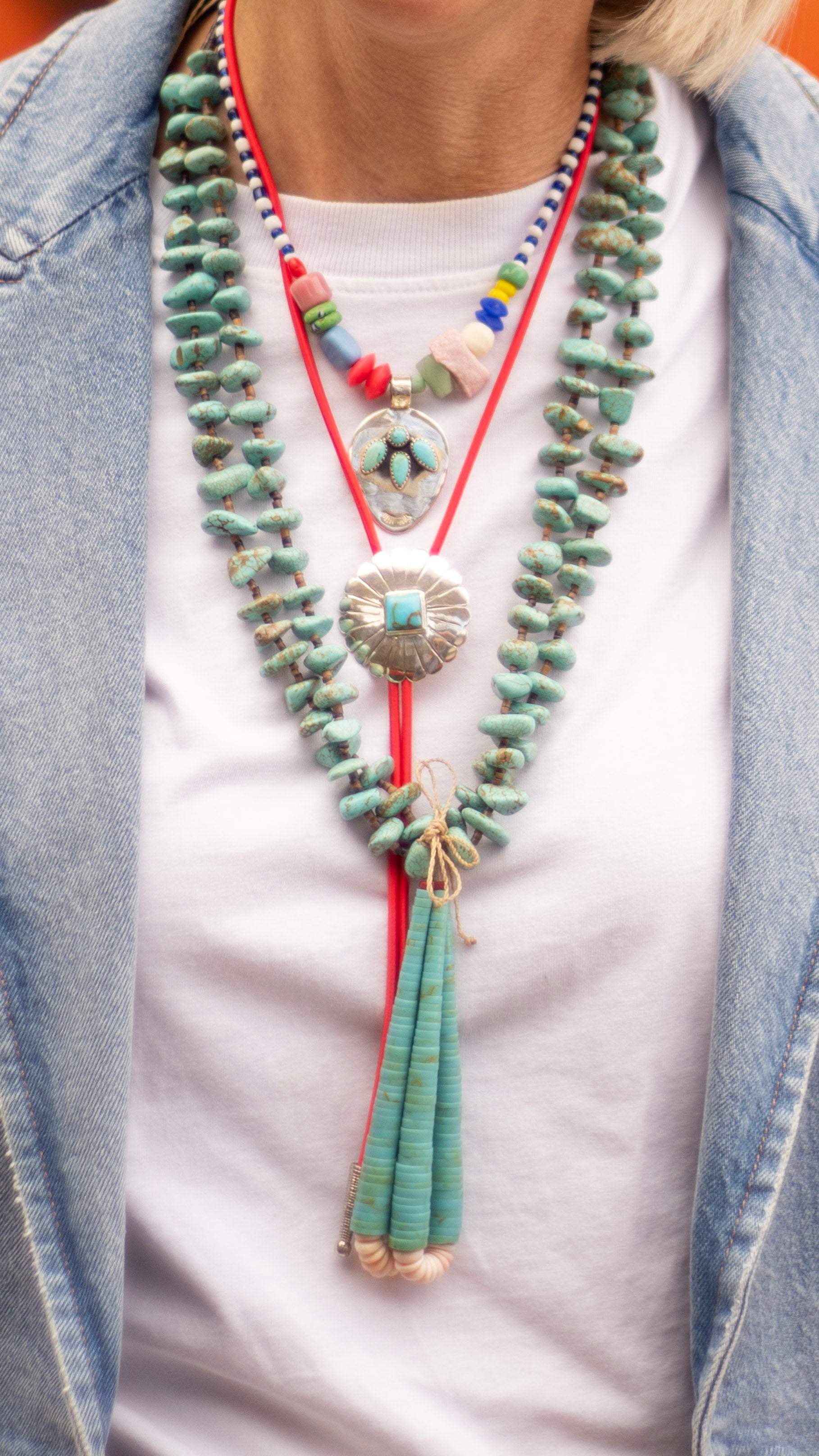 Sterling and Turquoise Drop