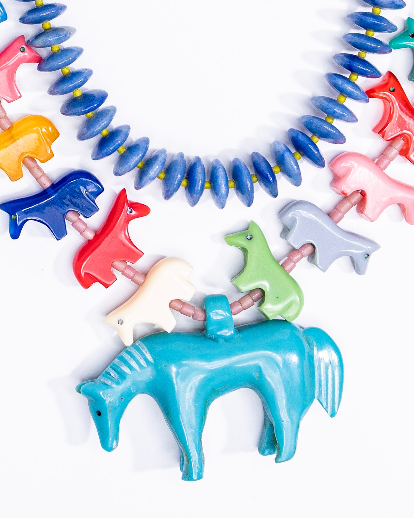 Fetish Horse Necklace