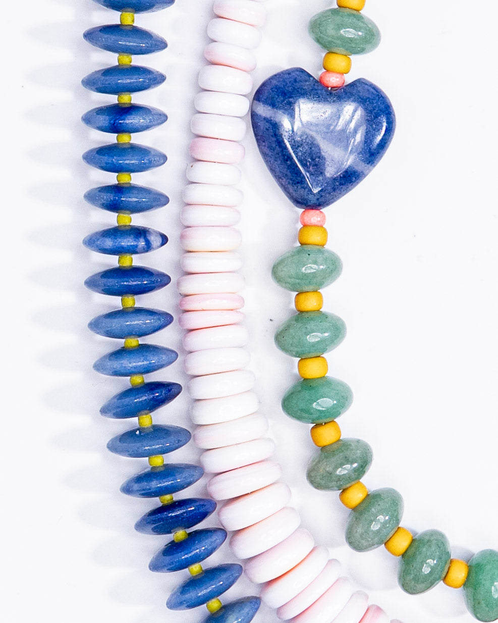 Navy Jade heart