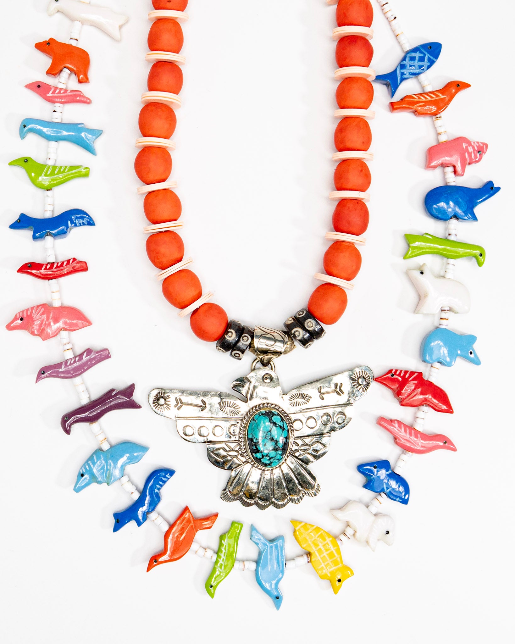 Long Mixed Fetish Necklace