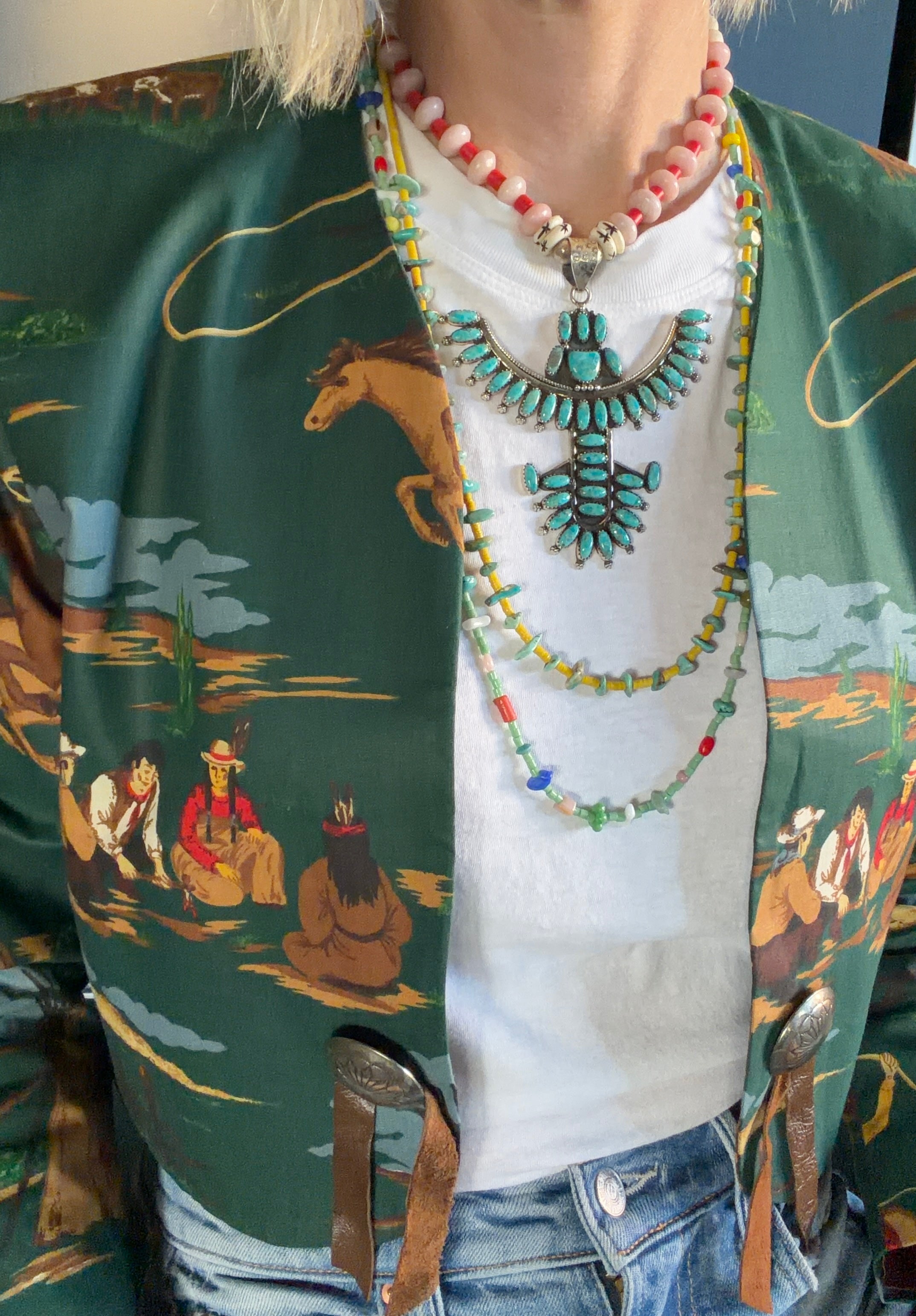 Long African Mint Mixed Media