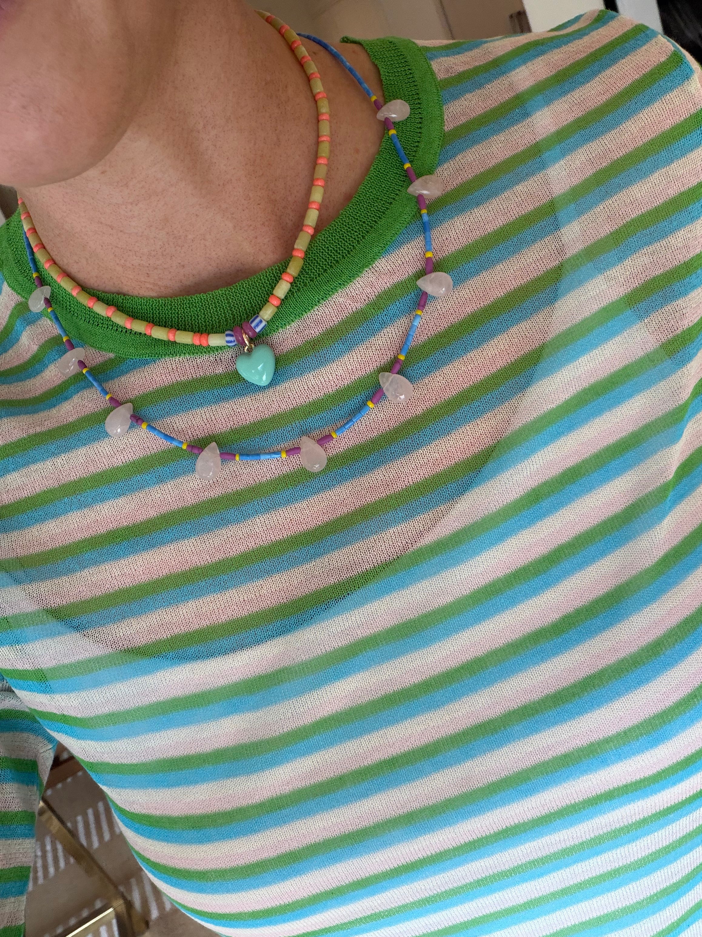 Mini Turquoise Heart