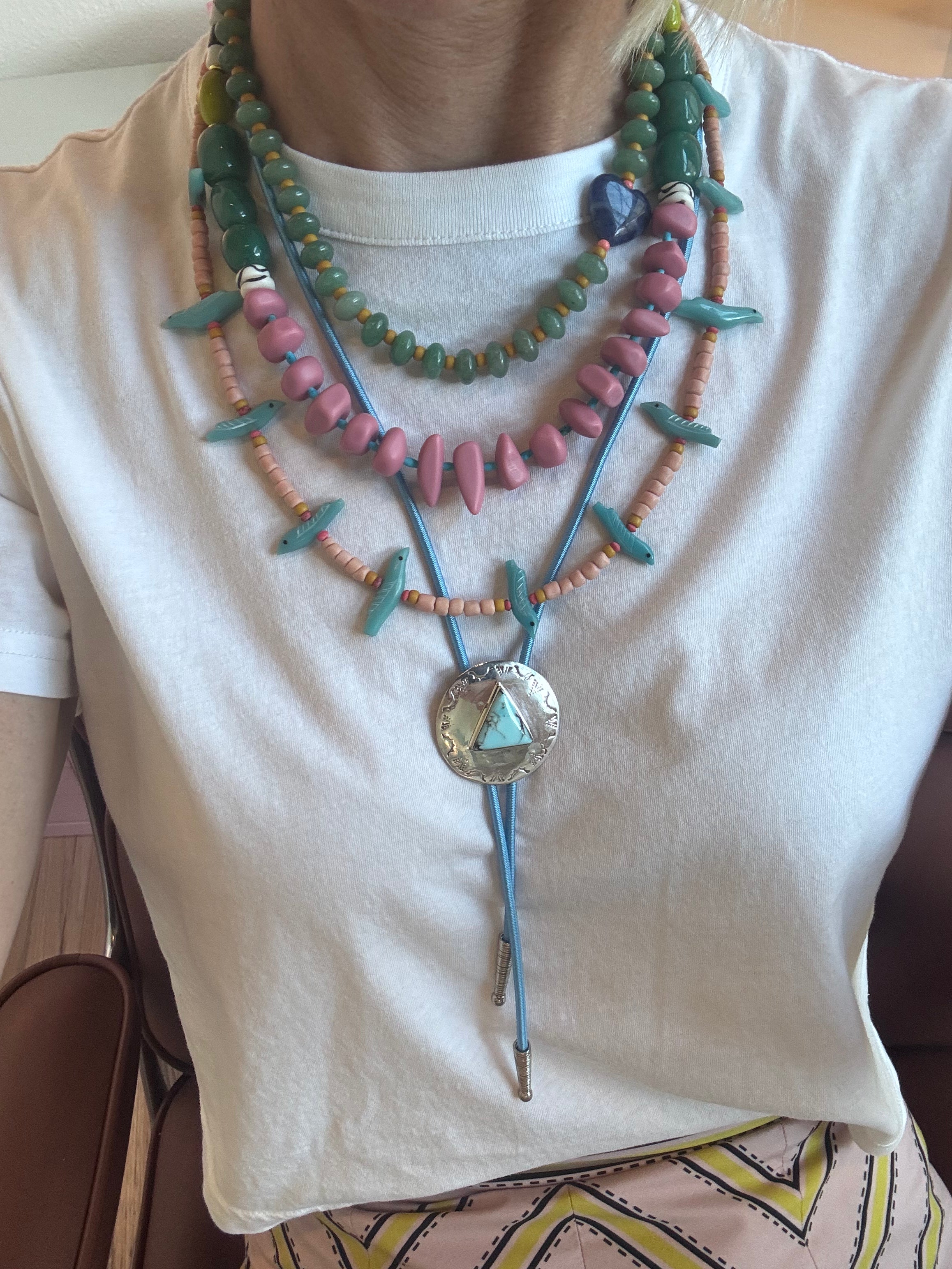Navy Jade heart