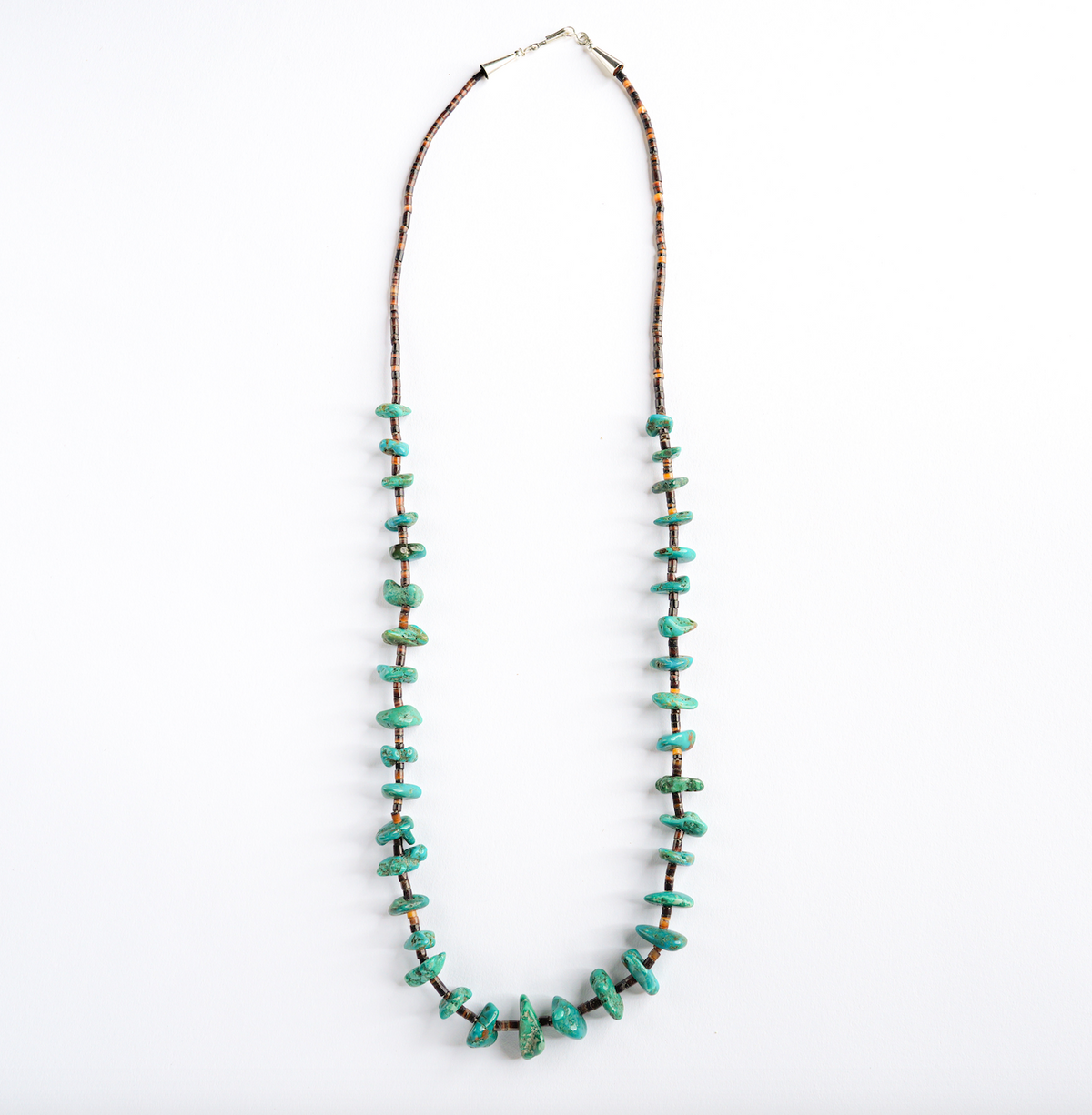 Long Turquoise Slice Necklace | gathergoods