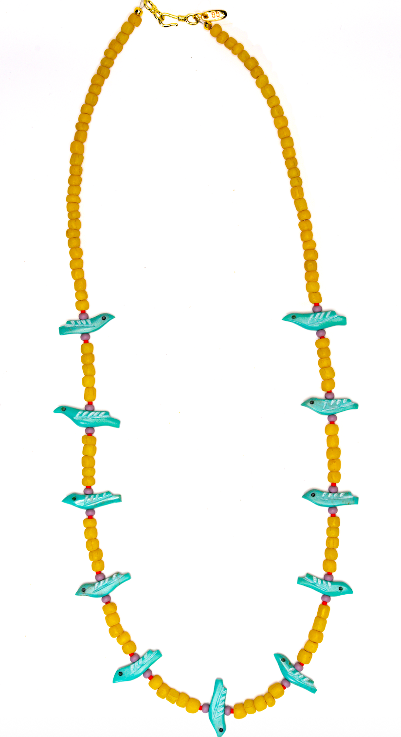 Long Turquoise Bird