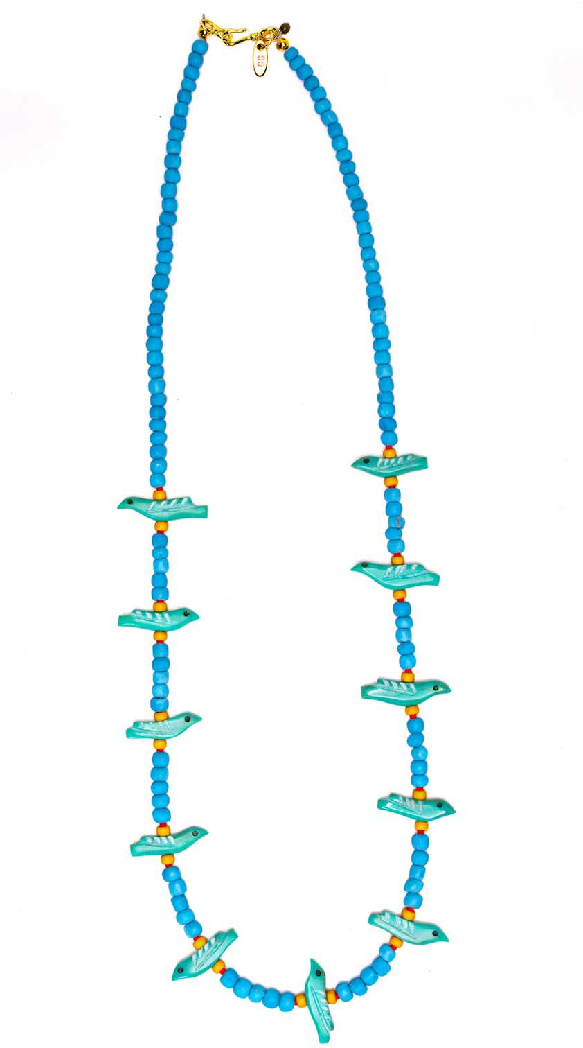 Long Turquoise Bird